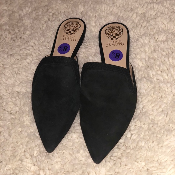 vince camuto suede mules
